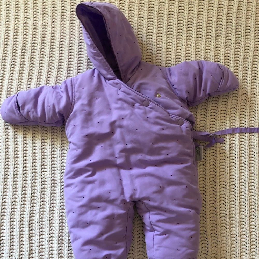 Baby girl snowsuit